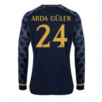 Real Madrid Arda Guler #24 Bortatröja 2023-24 Långa ärmar